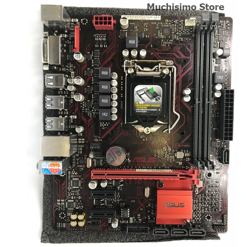 

Настольная Материнская плата Asus EX-B150M-V3 DDR4 LGA 1151 Intel B150 DDR4 32 Гб PCI-E 3,0 USB3.0 Micro ATX i7 i5 оригинальная б/у материнская плата