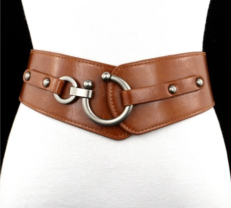 

New 2022 New Lady Dress Belt Girls Coat Waistband Loose Belts Hight Elastic Wide Waistband Elastic Decoration Sweater Coat