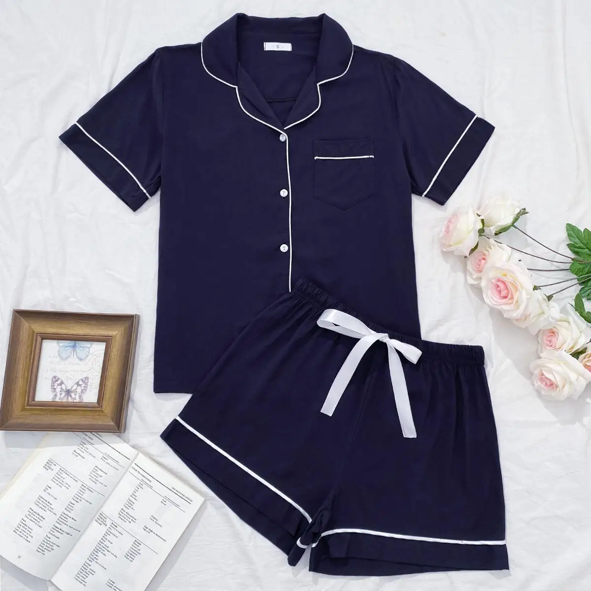 

Night Suits for Women Pajamas Set Cotton Ladies Pyjamas Pijamas for Women Two Piece Sleepwear Home Clothes Home Wear Nightwear
