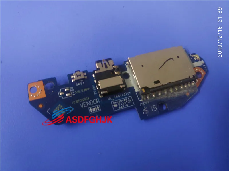 

Used Used Used Original For Lenovo YOGA 710 SD Card Reader Audio Board LS-D471P 100% Perfect Work