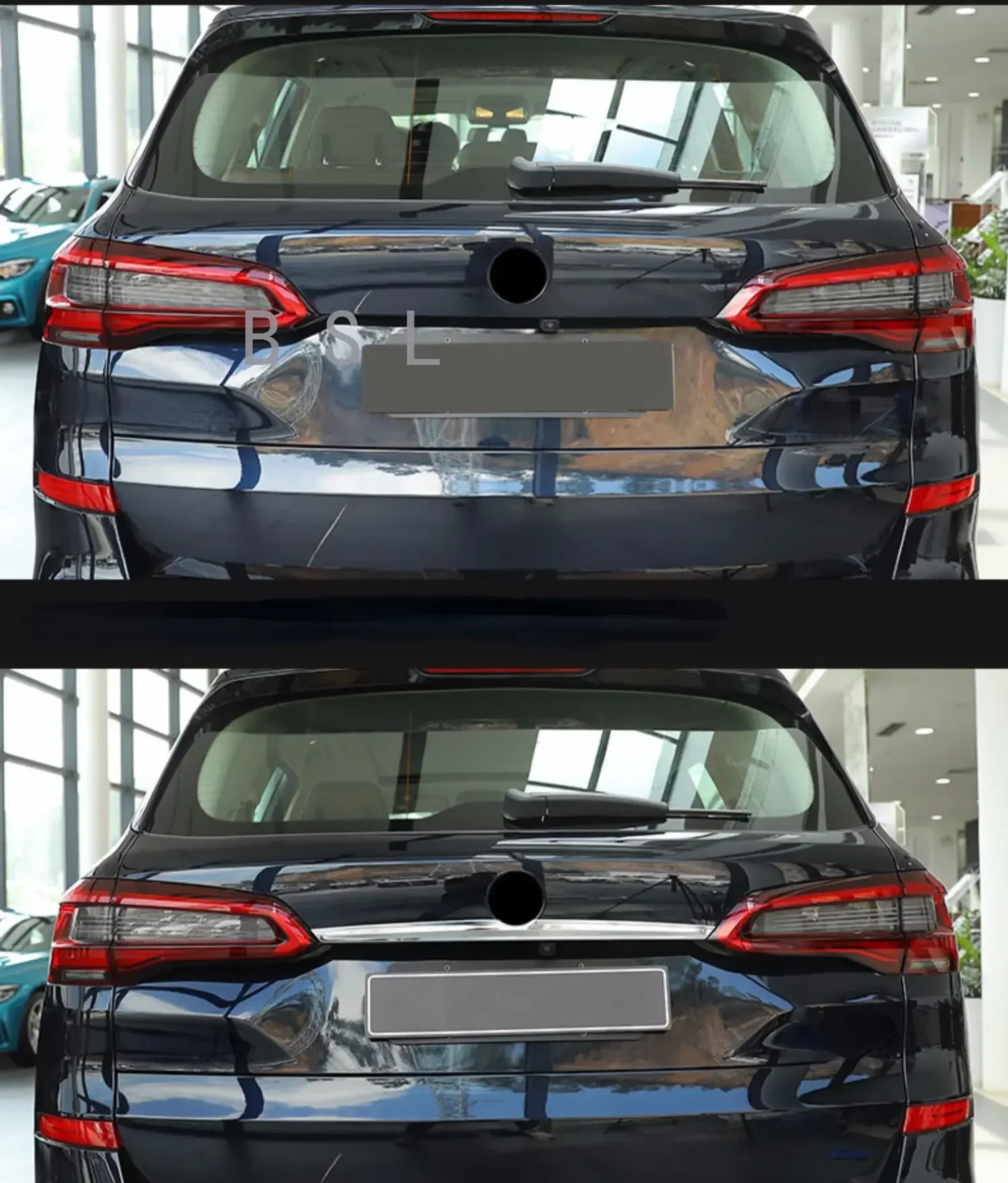 Автомобильный Стайлинг для BMW X5 2019 -2021 крышка заднего багажника молдинг