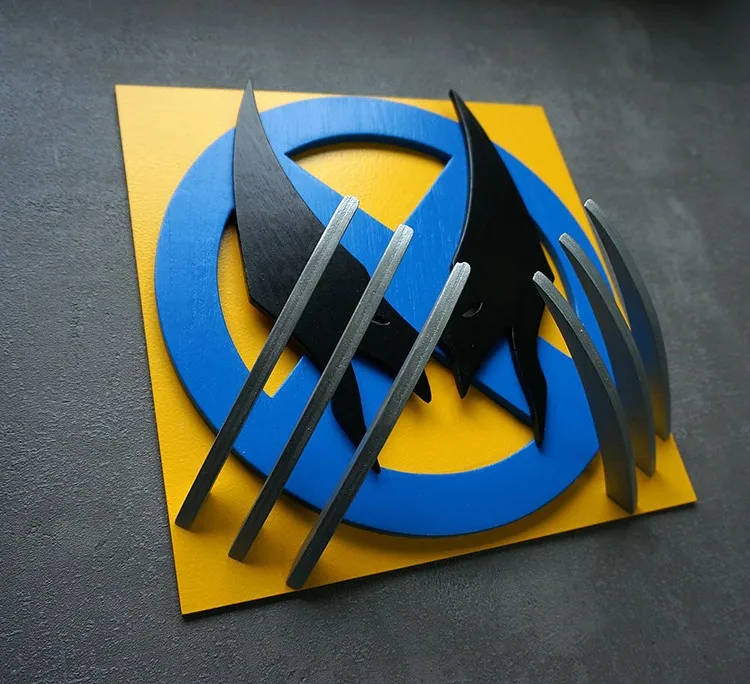 Marvel Hero Росомаха 3D картина аниме Человек-паук Дэдпул Халк Веном детская спальня