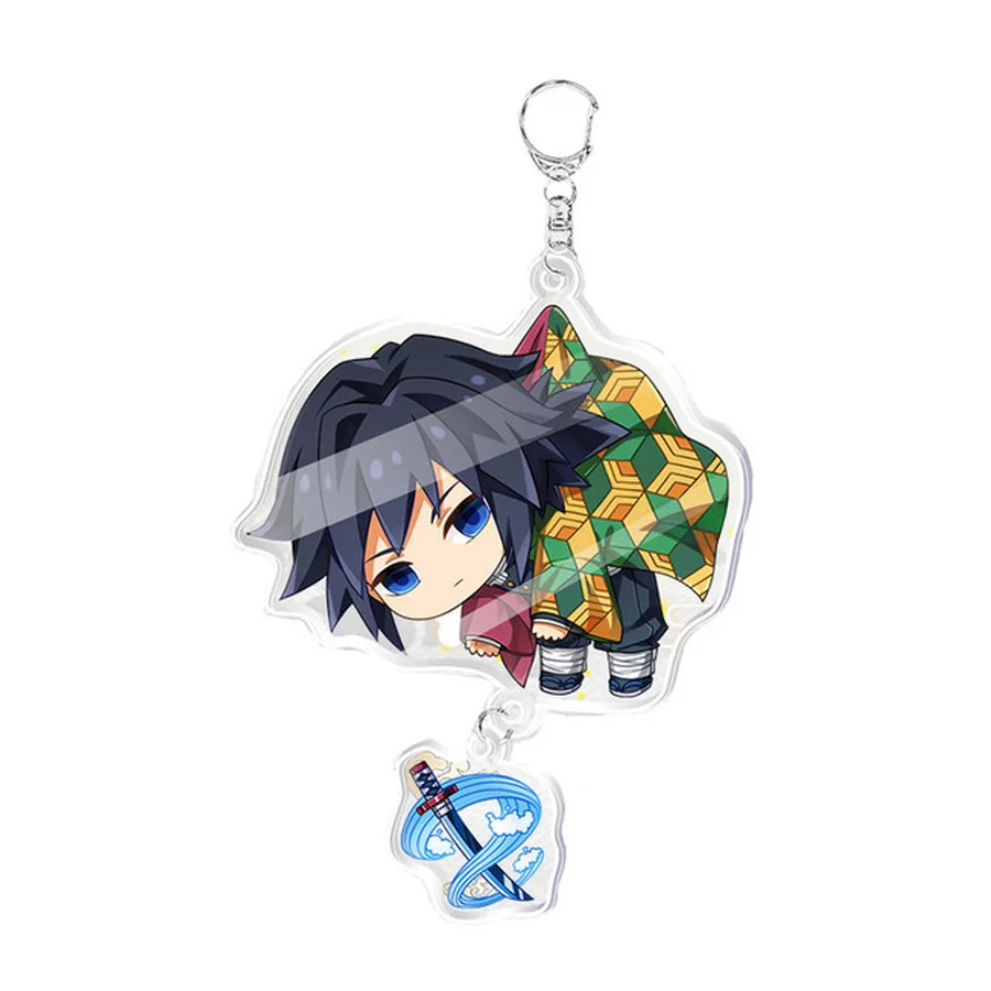 Брелок для ключей из аниме рассекающий демонов акриловый мультяшный брелок