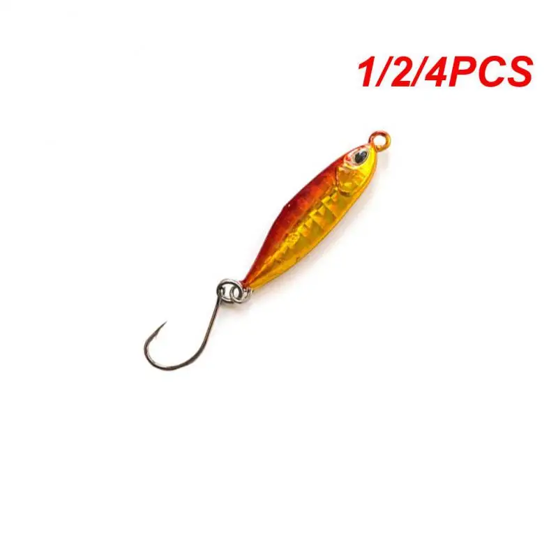 

1/2/4PCS Mini Hard Baits Saltwater Freshwater Fishing Lures Sharp Treble Hooks Fishing Bait Fishing Tools Bionic Bait Fishing