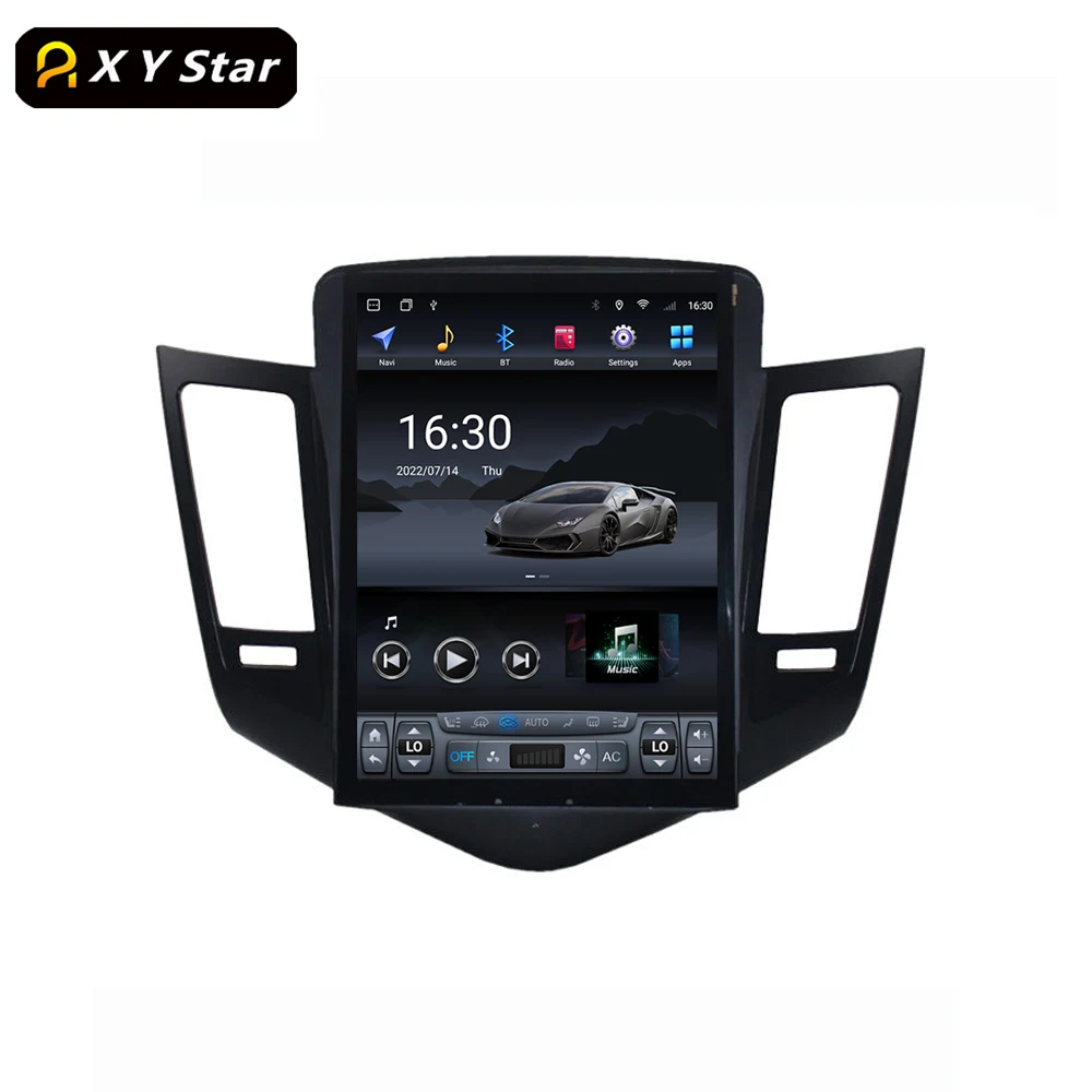 

XYstar Vertical Touch Screen 10.4 Inch 8+256 Android Car Dvd Video Player Car Radio For Chevrolet Cruze 2009 - 2014