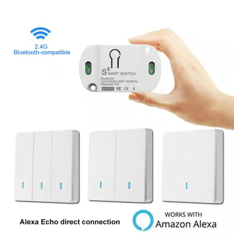 

Mobile Phone Connect Alexa Echo App Work With Alexa Wall Panel Wireless Relay Receiver Work With Alexa And Echo Voice Control