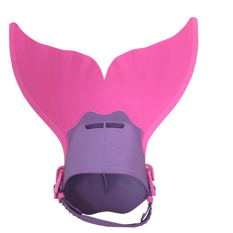 

Children Swimming Fins Training Flipper Mermaid Swim Fin Swimming Foot Flipper Diving Feet Tail Monofin Pool Party