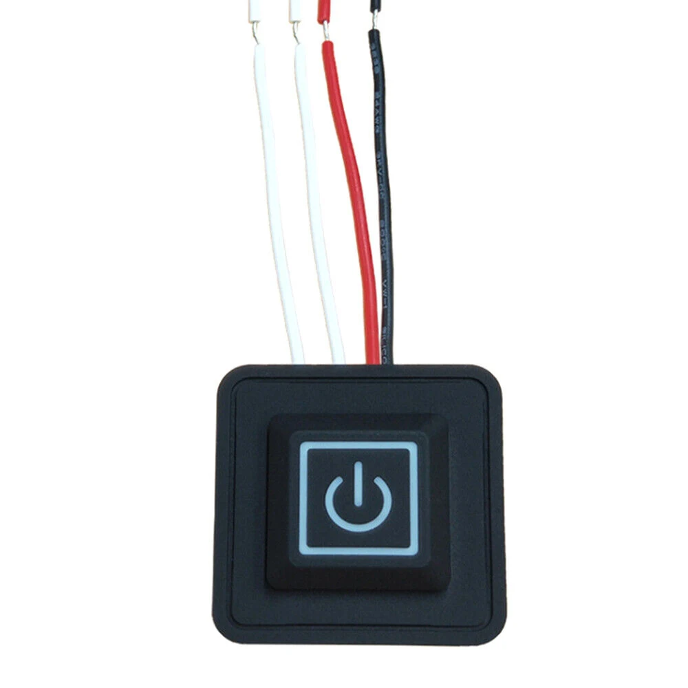 

1PCS 3.7-12V DIY Temperature Controller Rheostat Silicone Button Switch