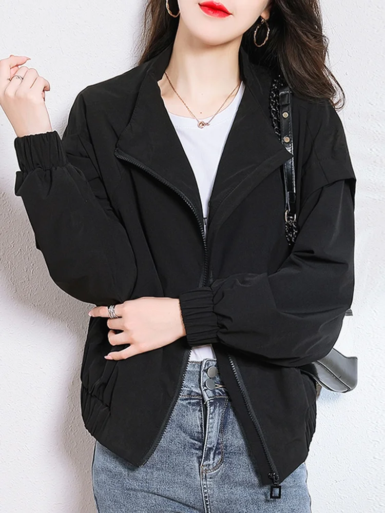 Женское европейское пальто среднего возраста короткое осень 2024 новая популярная