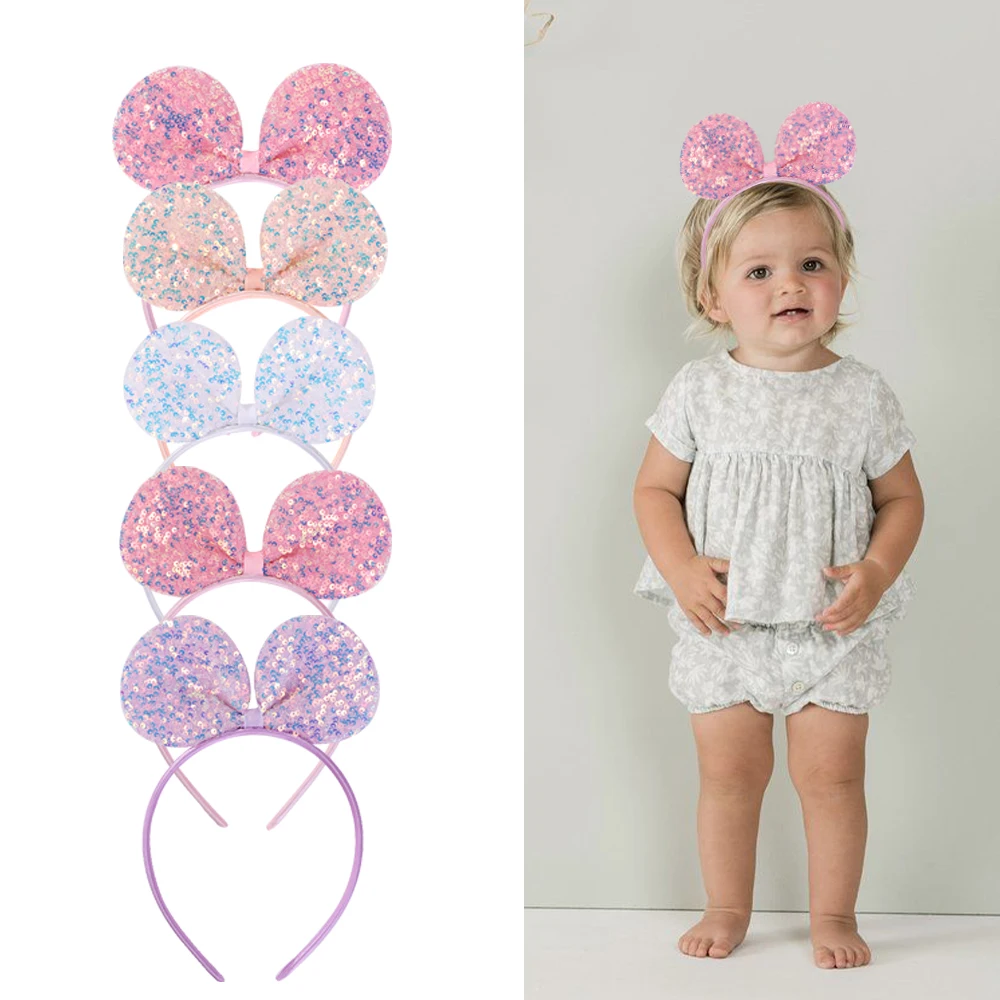 Ободок для волос с блестками для девочек