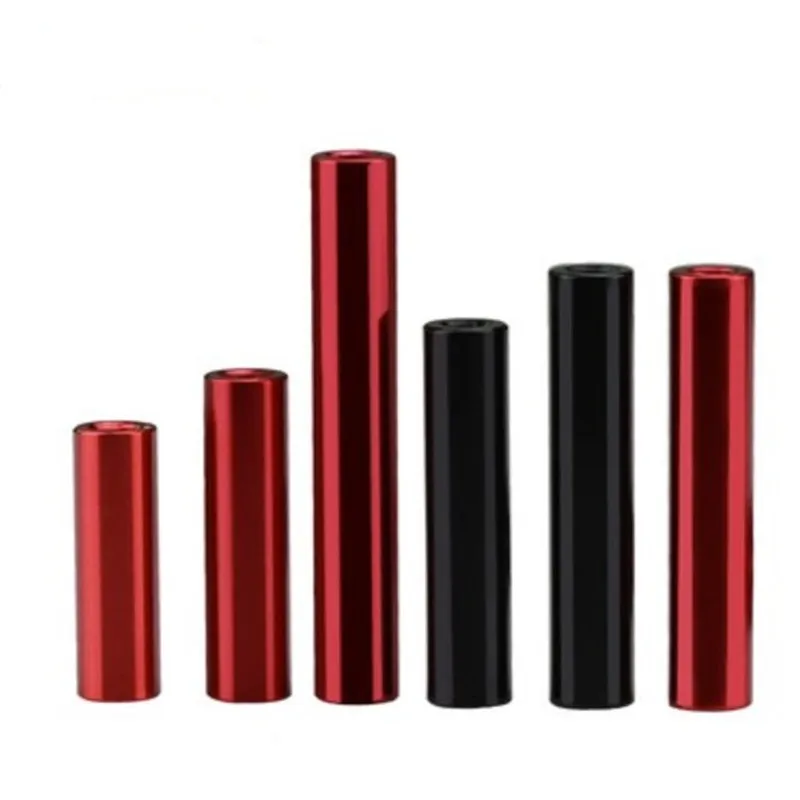 

5-10pcs/lot M2 M2.5 M3 M4 M5 Red black sliver round aluminum standoff Column rods Round Aluminum Spacer for RC multirotors