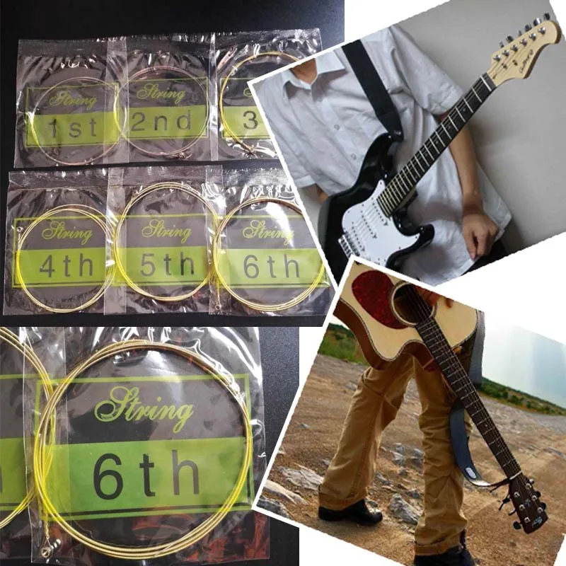 

6 Steel Strings Acoustic Guitar Set 150XL/304mm String for Wooden Guitars