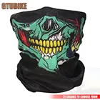 Маски скелетов Волшебная велосипедная Лыжная маска для половины лица Череп призрачный шарф многофункциональная маска для шеи и половины лица маска для велоспорта