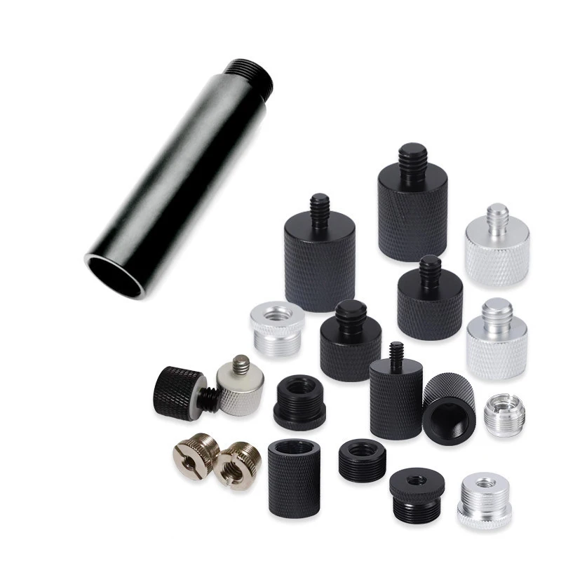

Microphone Stand Extension Tube 5/8 Inch Female to 5/8 Male for Desk Stands Shock Mounts Fit Most Microphones