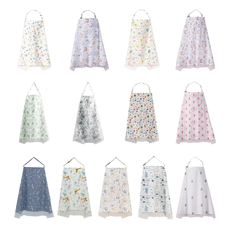 

Breastfeeding Cover for Nursing Mom Soft Breathable Nursing Apron Baby Bassinet Anti-Bite Covers Feeding Mom Essential