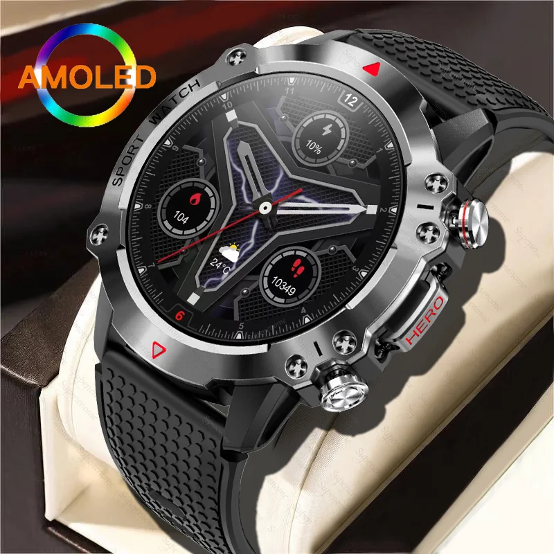 

SUPENENOME Smart Watch Men 1.39 Inch3 Full Touch Bracelet Fitness Tracker Sports Watch Bluetooth Call Smart Clock Men Smartwatch