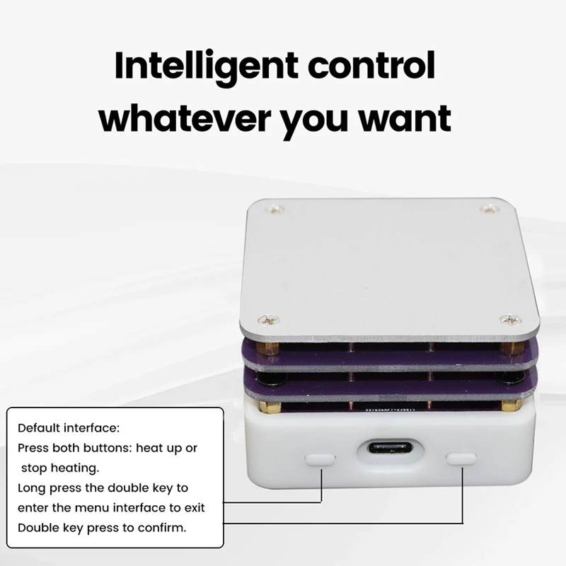 New-PD 65 Вт мини-нагреватель горячей пластины светодиодный дисплей печатная плата