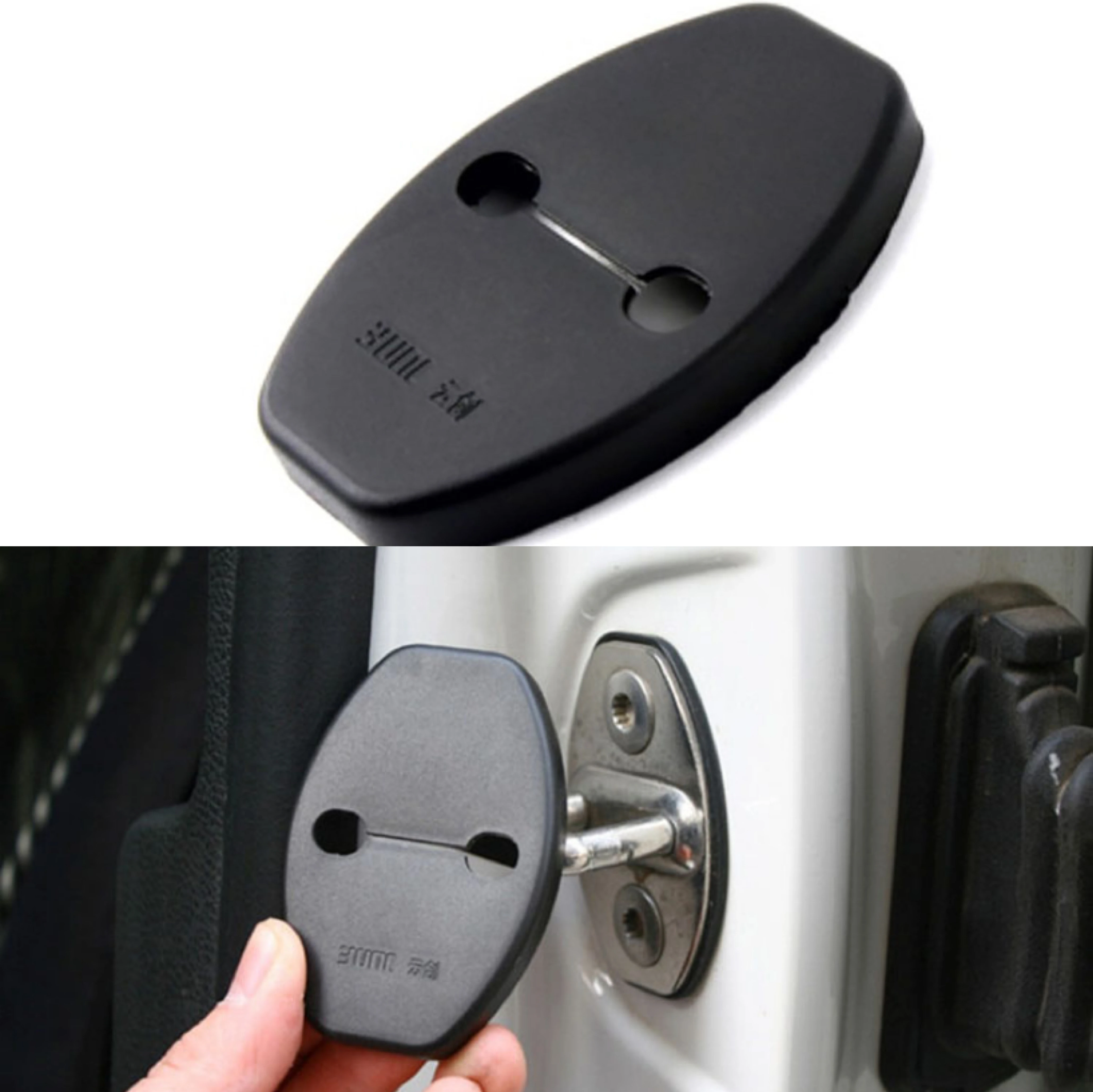 

4 pieces Door latch protection cover against rust For VW PQ Passat B7 Jetta Golf 6 7 For Audi A4 A5 A6 A7 Q3 Q5 Q7