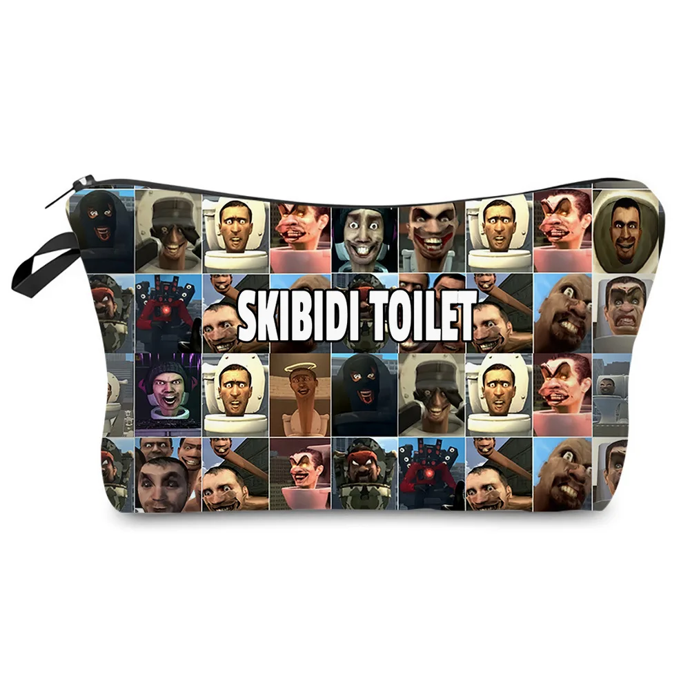 

3D Game New Product Skibidi Toilet Toilet Toilet Bag Storage Bag Toiletry Bag