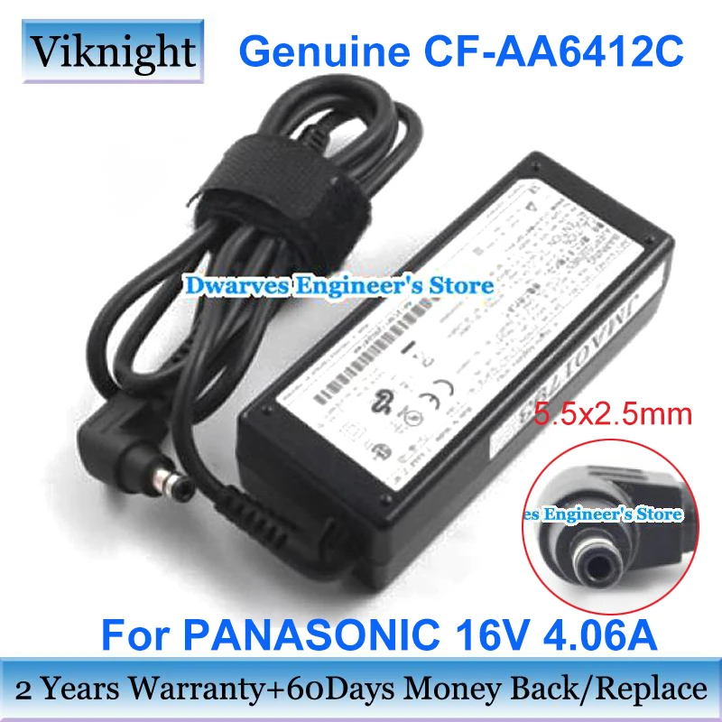 

Genuine CF-AA6412C M1 M2 M3 CF-AA6402A M1 Ac Adapter For Panasonic TOUGHBOOK W7 CF-R7 CF-Y7 CF-T4 CF-Y7AW1AJS 16V 4.06A Charger