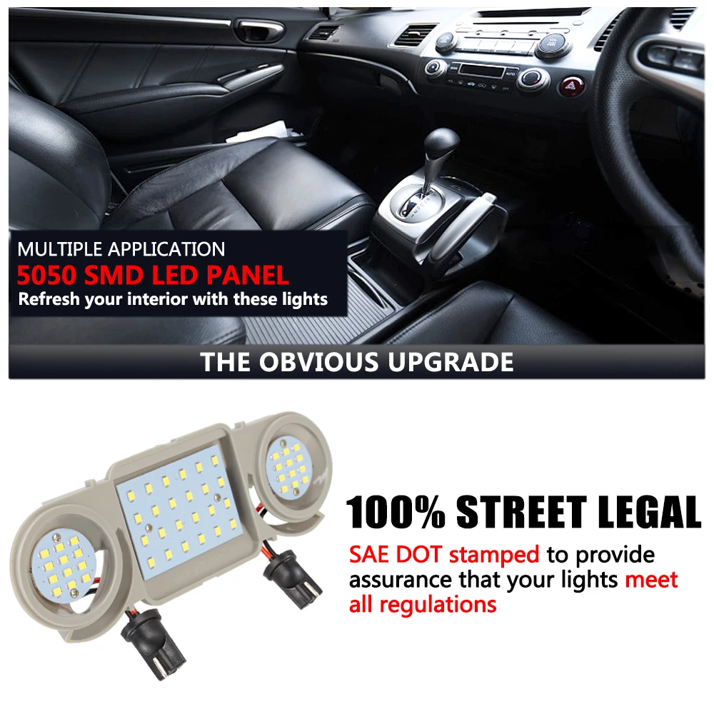 48 Светодиодных Купольных Светильников Для VW Passat CC B6 B7 Golf Tiguan Touran Scirocco Seat Leon Alhambra