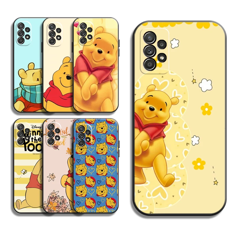 

Disney Pooh Bear Phone Cases For Samsung Galaxy A51 4G A51 5G A71 4G A71 5G A52 4G A52 5G A72 4G A72 5G Soft TPU Carcasa