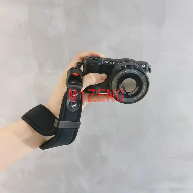 

quick release Neoprene hand Wrist strap/grip holder For canon eos eosm nikon z50 z6 sony a7r3 a9 a6300 fuji xe3 xt30 em10 camera