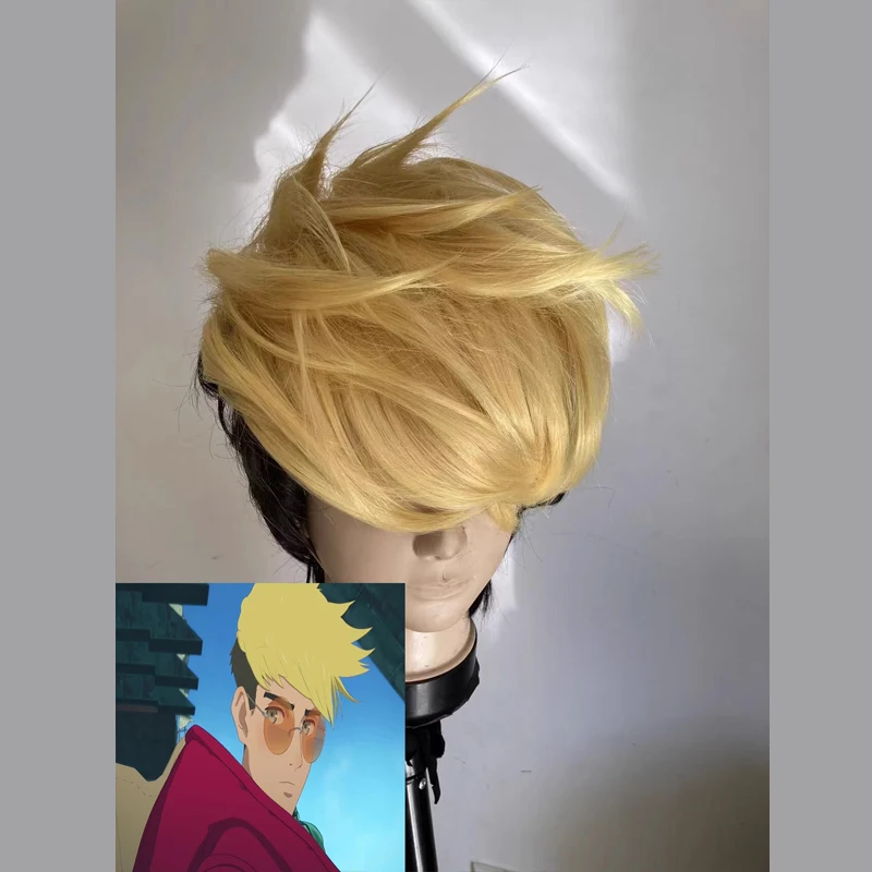 

2023 парик для косплея из аниме Trigun Vash The Stampede, костюм для Хэллоуина для мужчин