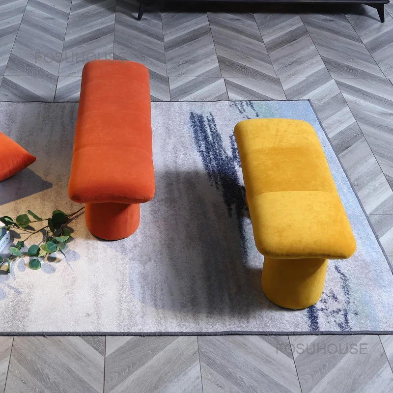 Скандинавский дизайн скамейка креативная гостиная обувные Сменные стулья