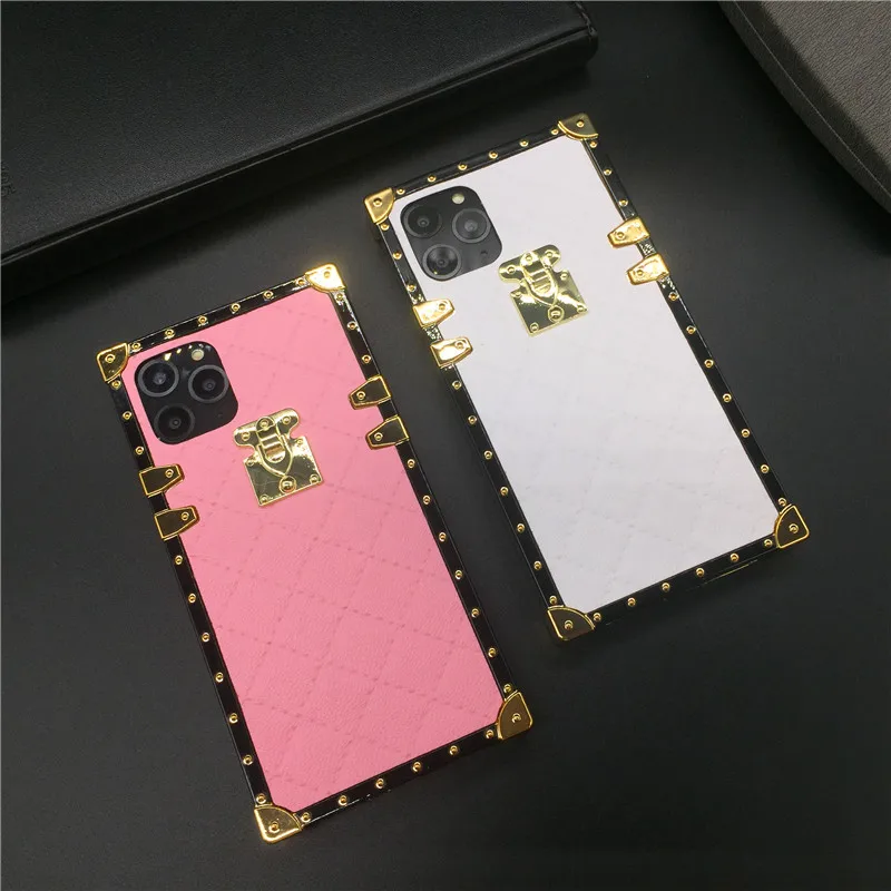 Модный квадратный мягкий кожаный чехол в клетку для huawei Mate 30 PRO 40 P30 Lite P40 P20 Pro Enjoy 20