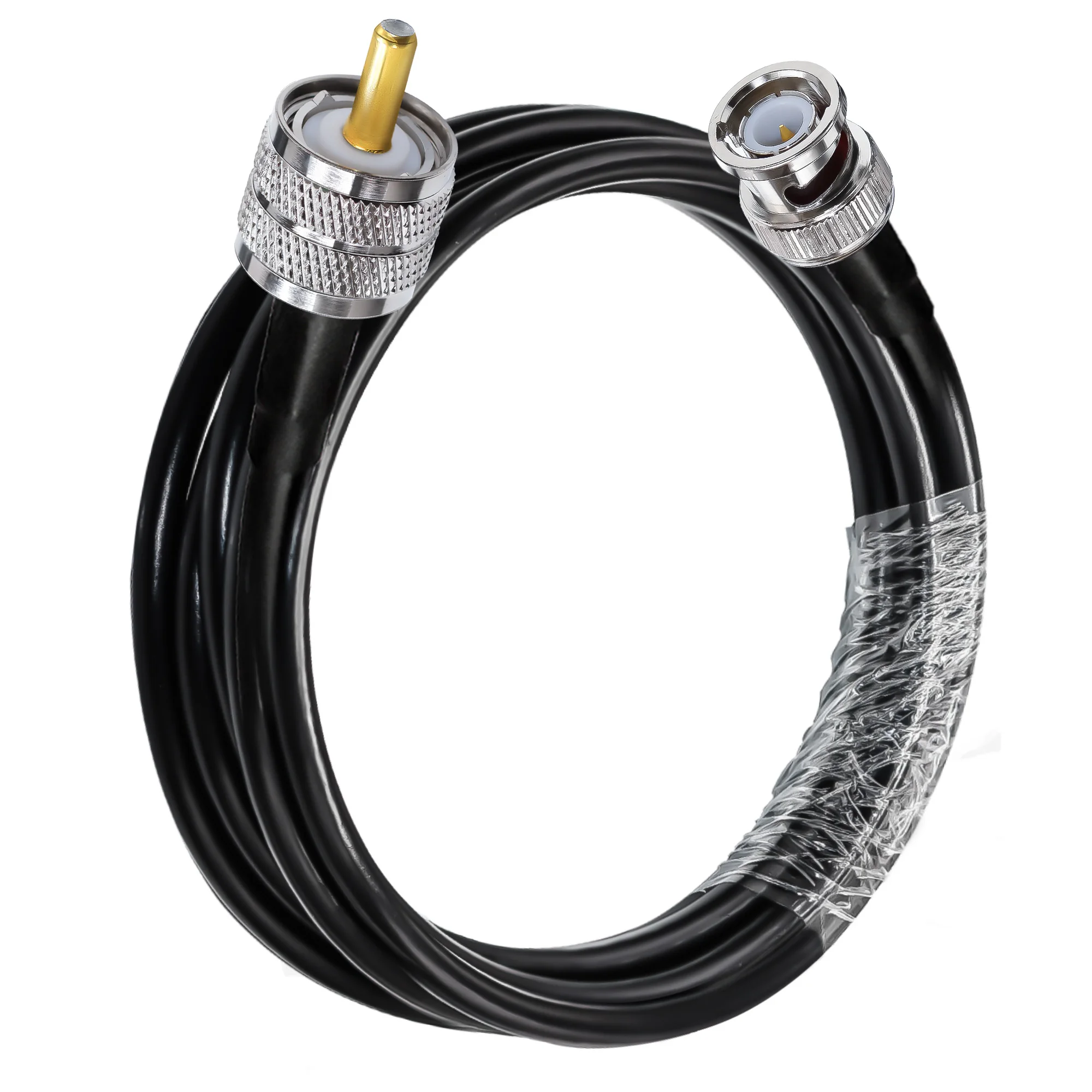 

Коаксиальный кабель RG58 Штекер BNC к удлинительному кабелю PL259 SO239 с низкими потерями к косичке BNC 30–5 м