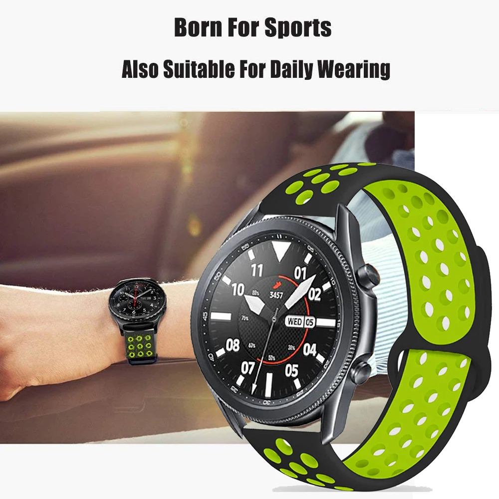 Ремешок силиконовый для наручных часов Huawei Watch Gt 2 42 мм, браслет для смарт-часов Huami Amazfit Gtr 42 мм Bip Youth, 20 мм