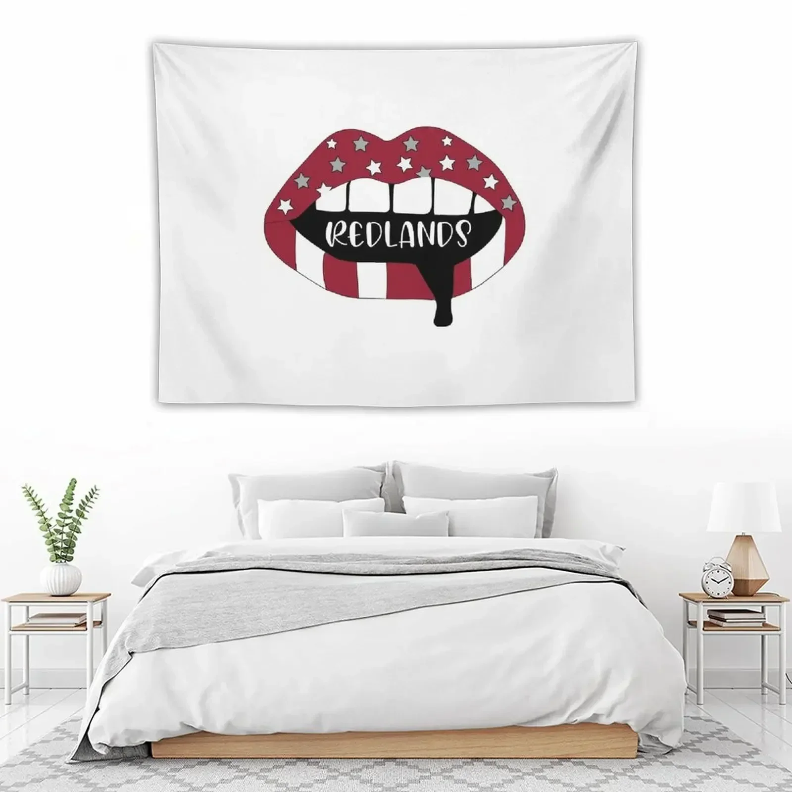 Декоративный Настенный Гобелен Redlands с губами украшение для гостиной