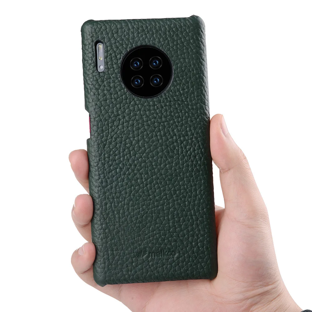 For Huawei Mate 30 Pro Genuine Leather Case Mobile Phone Cover for Huawei Mate30 Mate 30Pro Antidrop Soft Protective Back Shell