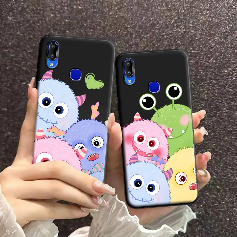 ДЛЯ Vivo Y91 /Y91i / vivo 1811 1814 1807 чехол мультяшный Мягкий силиконовый из ТПУ с мороженым