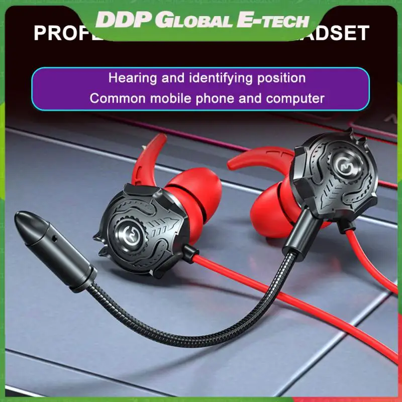 

Hifi Stereo Wired Headset With Mic Hifi Headset Music Earphone Bass In-ear E-sports Game Headset For Mobile Phone And Computer