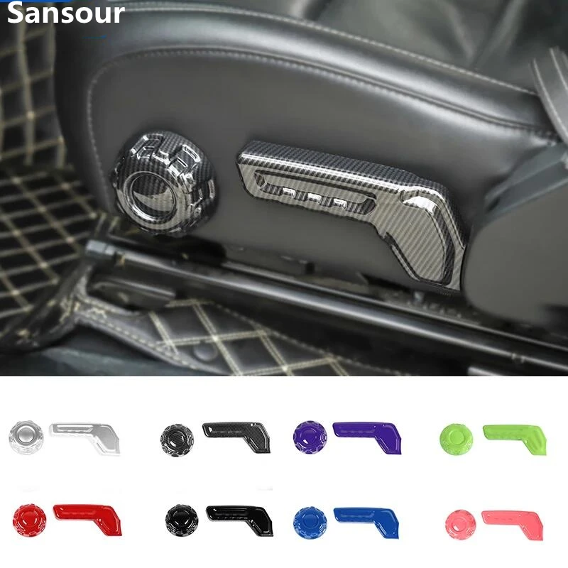 Ручка регулировки сиденья автомобиля декоративный чехол аксессуары для Jeep Wrangler