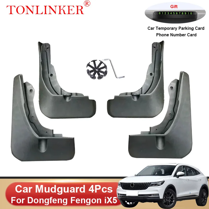 

TONLINKER Car Mudguard For Dongfeng Fengon iX5 2019 2020 2021- Mudguards Splash Guards Front Rear Fender Mudflaps Accessories