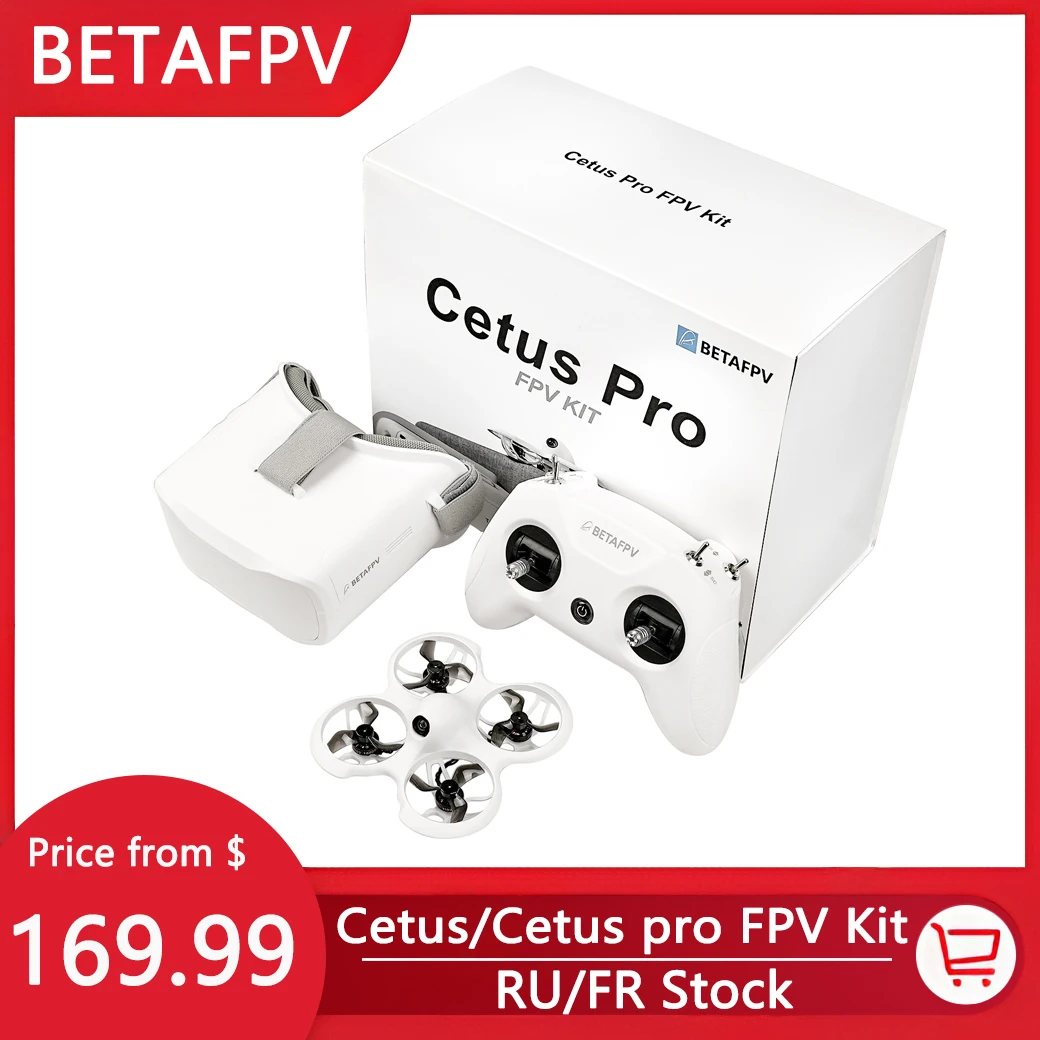 BETAFPV Cetus Pro/Cetus FPV Kit внутренний RTF/BNF бутадио2 SE передатчик BT2.0 5,8G 14DBI VR02 Goggle VTX бесщеточный гоночный Дрон