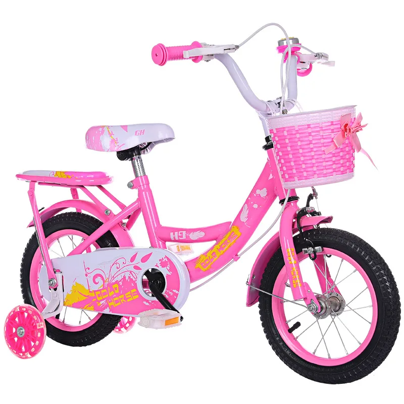 New Princess Girls Car Children's Bicycle Three Wheels Bike Kids Three Wheels Balance Car Child Balance Bicycle 2-3-4-5-6-7-8 Y