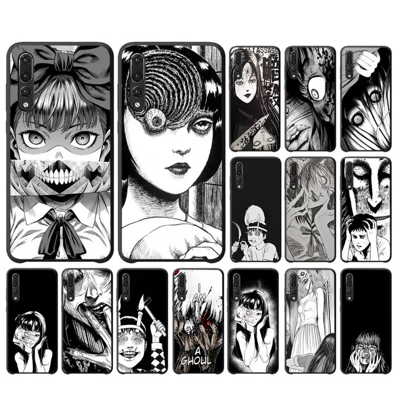 

Junji Ito Terror Horror Anime Phone Case for Huawei P30 40 20 10 8 9 lite pro plus Psmart2019