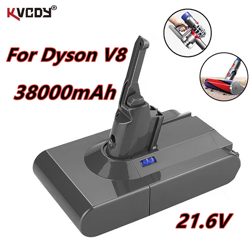 

Аккумулятор для Dyson V8, 38000 мАч, 21,6 в, литий-ионная аккумуляторная батарея для пылесоса Dyson