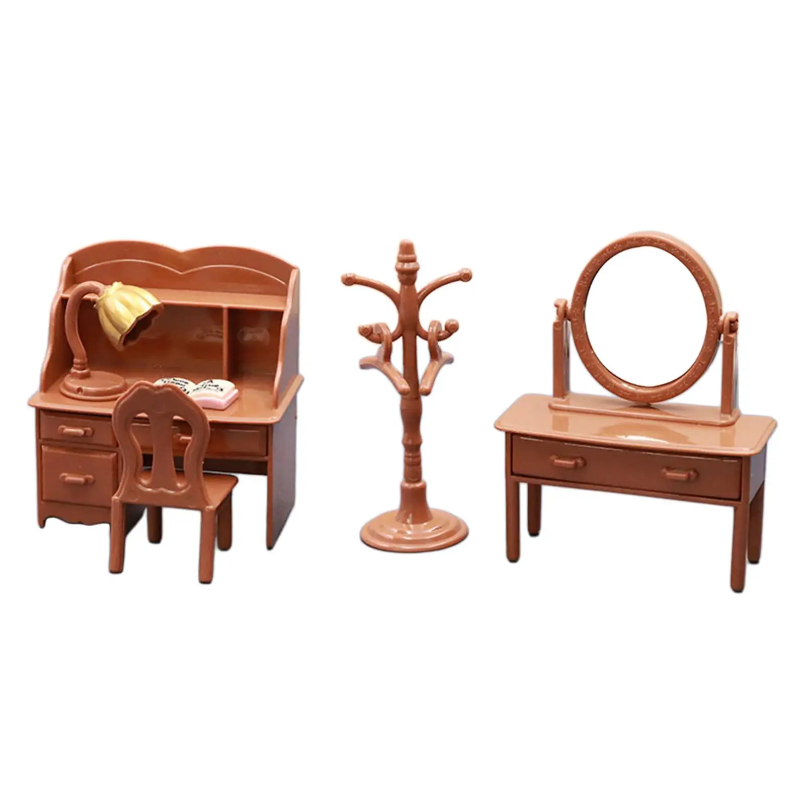 

Dollhouse Furnitures Set 1/12 Vertical Hanger for Decoration Accessory