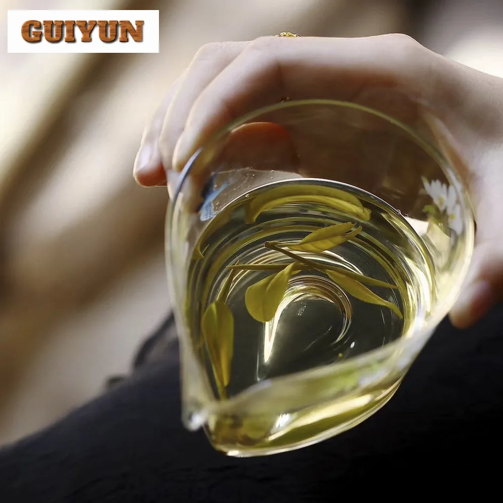 230 мл возвращающаяся на весну стеклянная чашка для чая в виде капли воды