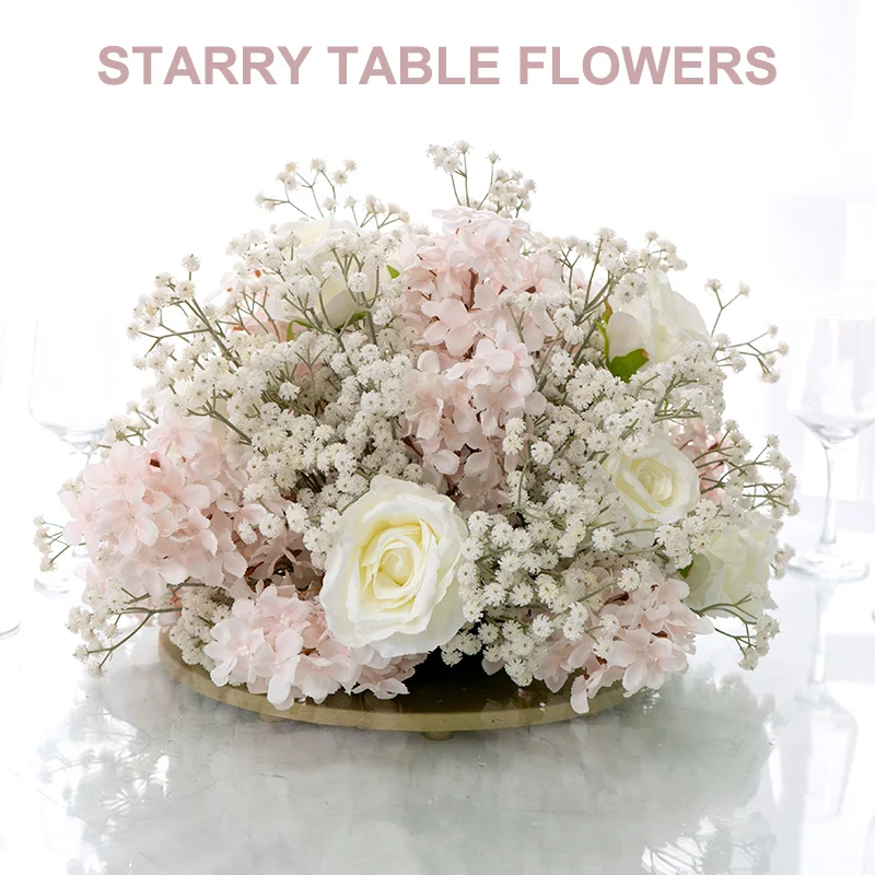 Christmas Decorations 2023 Centerpiece Flower for Table Decoration Starry Table Flowers Maison Wedding Room Home Decor Gifts