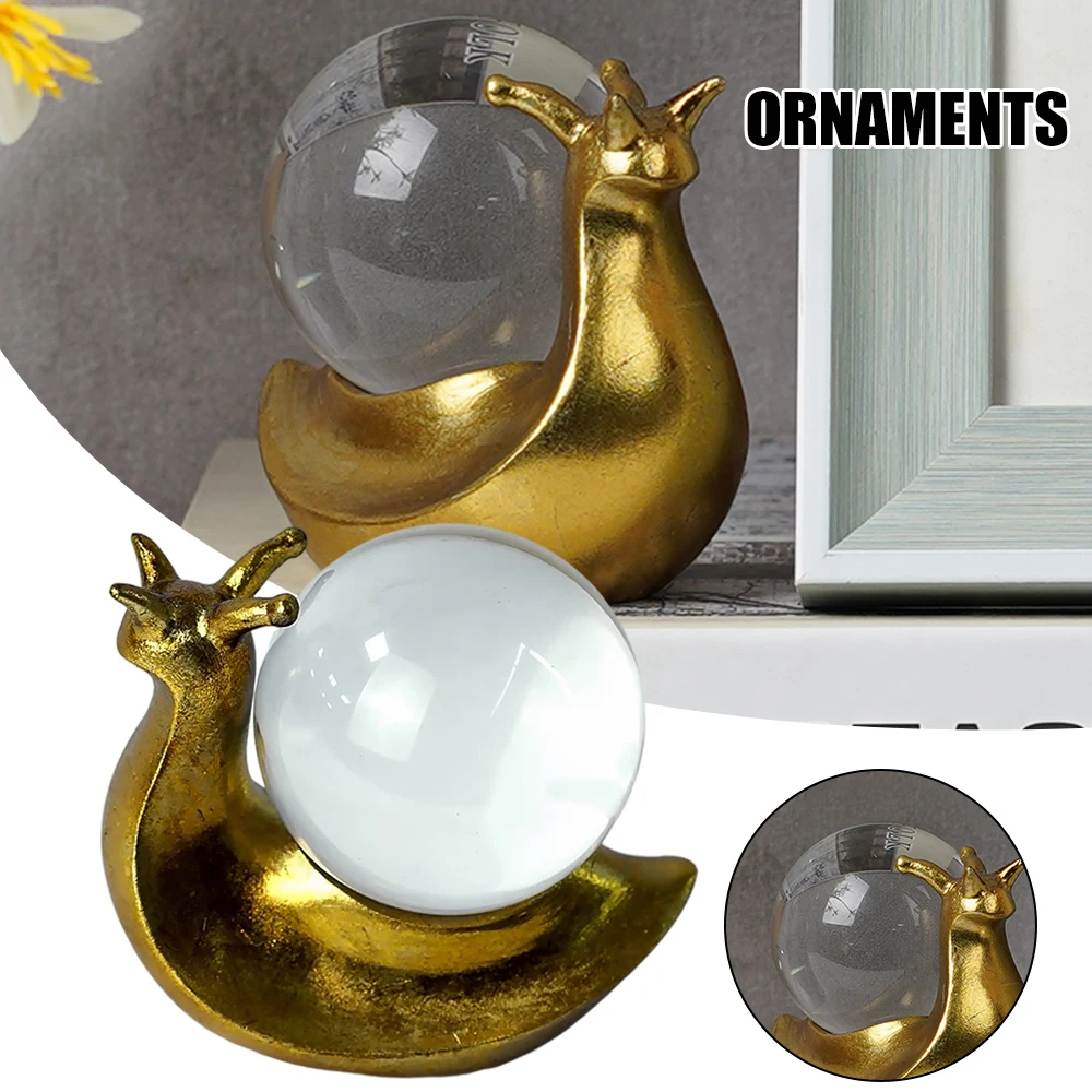 

Resin Glowing Snail Statue And Sculpture Garden Figurine With Light For Home Office Desktop Decoration