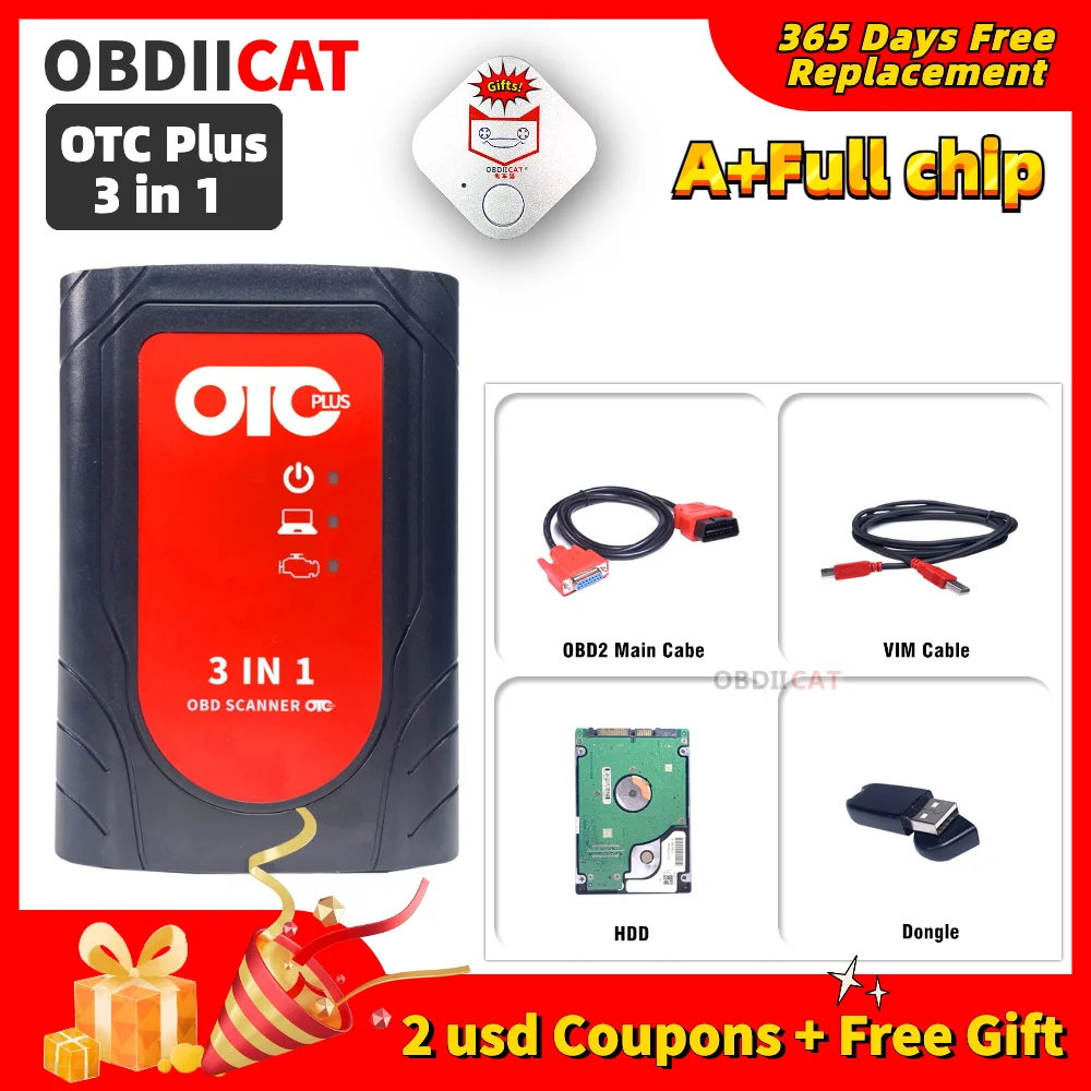 OTC Plus 3 в 1 диагностический инструмент 18.00.008 OBD сканер авто инструмент OTCFor T-oyota для n-issan для V-olvo Поддержка нескольких языков