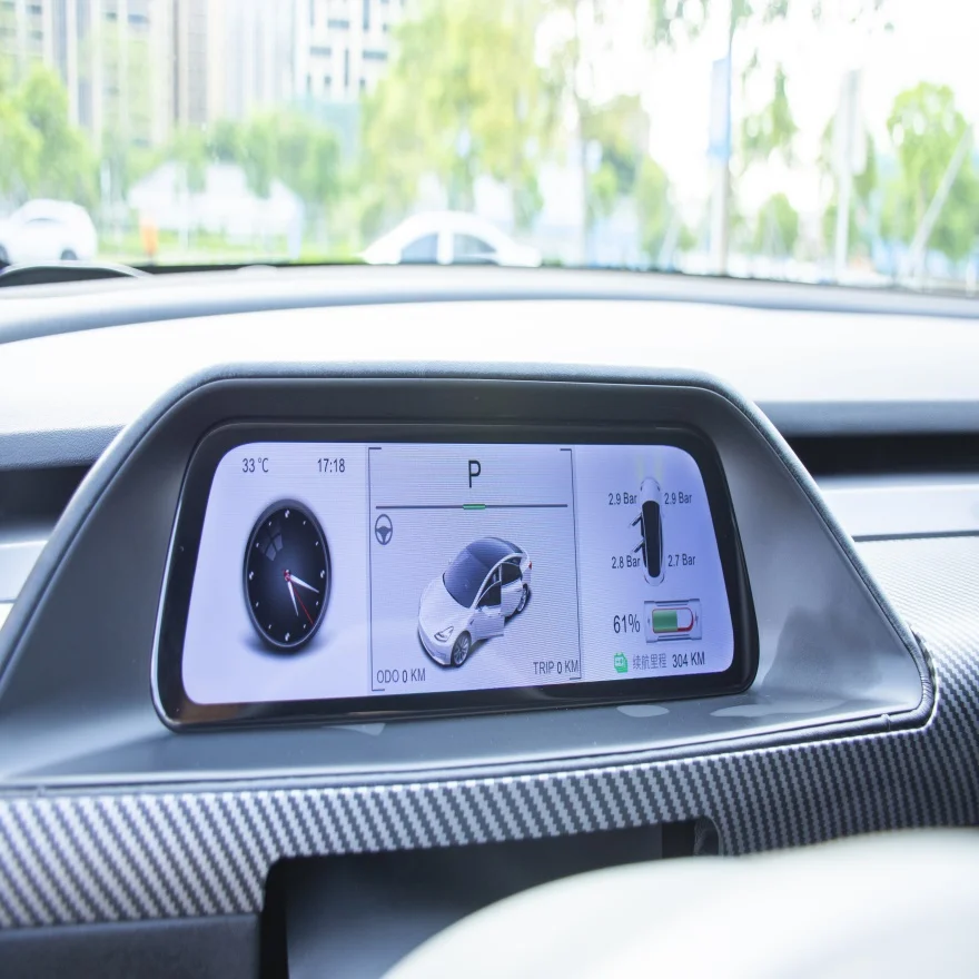 

Digital LCD 9.66" 1440*480 High clearly Car accessory Factory Price Dash Board 2022 Newfor Tesla model3/ Y2019-2021Year