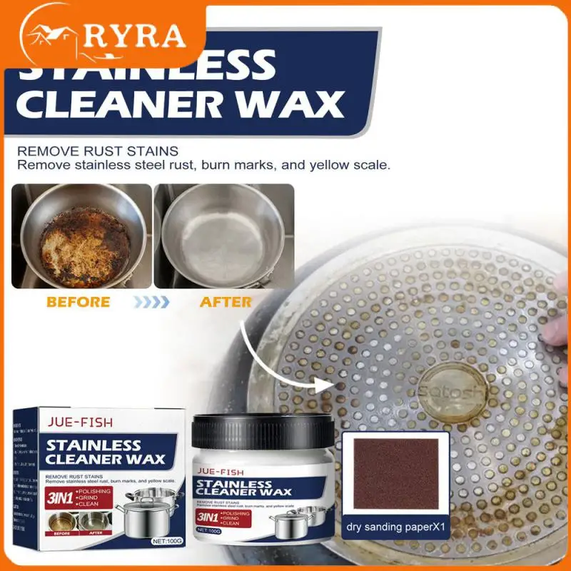 

Rosin Rust Remover Polishing Rust Removal Detergent Household Cleaner Polish Household Clean Metal Polishing Wax Paraffin 100g
