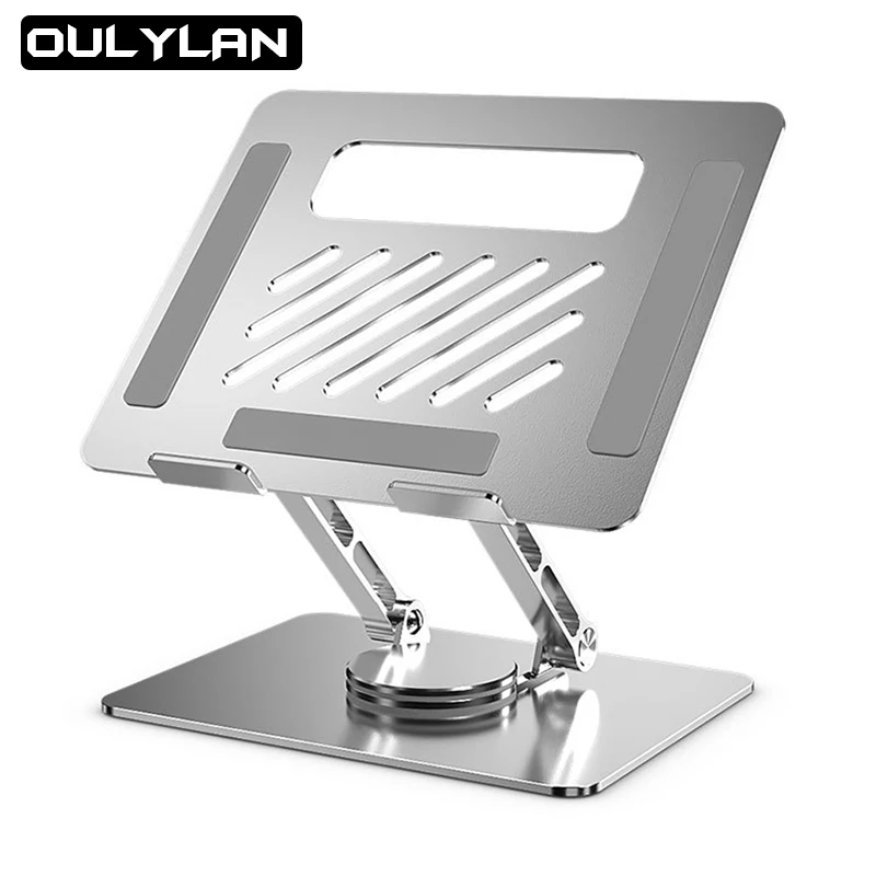 

360° Rotating Laptop Stand Read Book Holder Adjustable Riser 17.3 For MacBook Air Aluminum Foldable Notebook Stand Tablet Stand